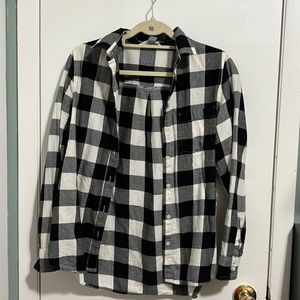 Black & white flannel